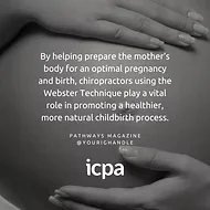 A quote about how webster technique can assist pregnant mothers